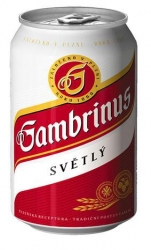 Gambrinus 10% plech 0,33L