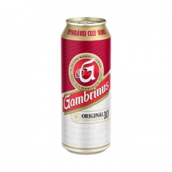 Gambrinus 10% plech 0,5L